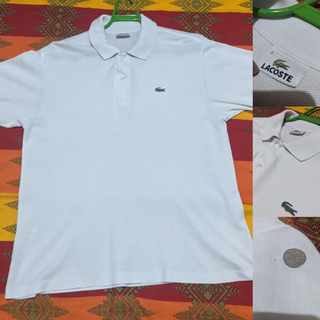 Lee Parasit Andre steder Lacoste Size 5 Polo Shirt Italy, SAVE 36% - sglifestyle.sg
