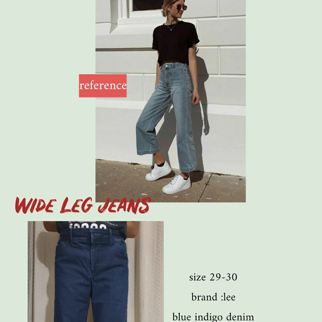 LEE Straight leg - KULOT denim 