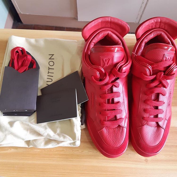 Louis Vuitton x Kanye West (Don Red), Men's Fashion, Footwear