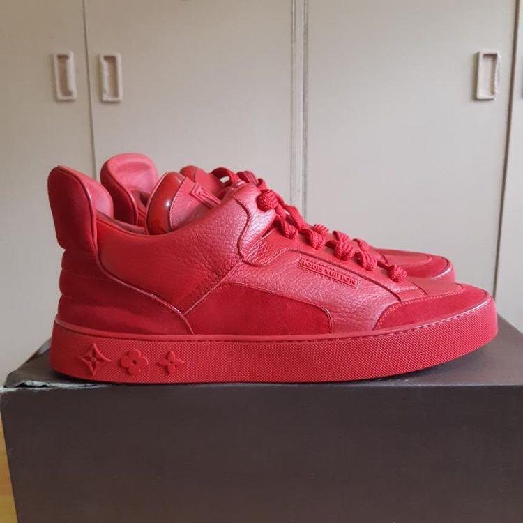 Kanye West x Louis Vuitton Don 'Red', Men's Fashion, Footwear, Sneakers on  Carousell