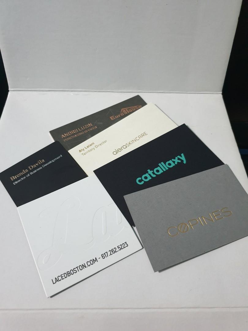 Luxury Business Card Printing, Hobbies & Toys, Stationery & Craft, Art
