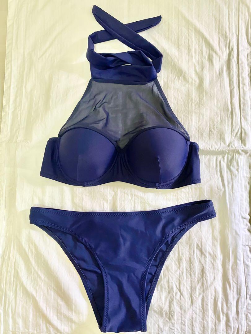 mesh bikini set