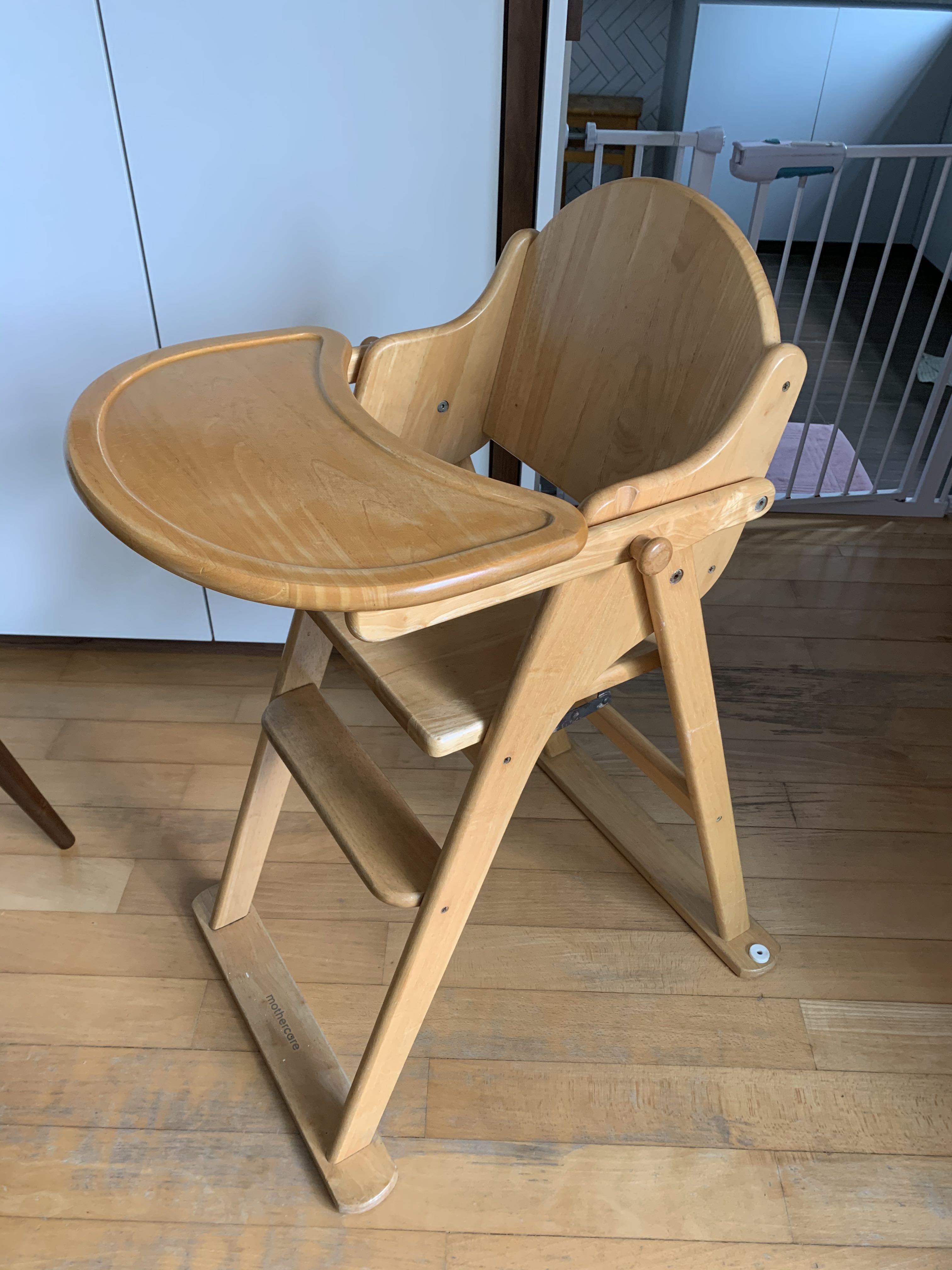 Mothercare valencia top wooden highchair