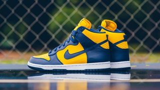 Nike Dunk High Hi Michigan Men S Fashion Footwear Sneakers On Carousell