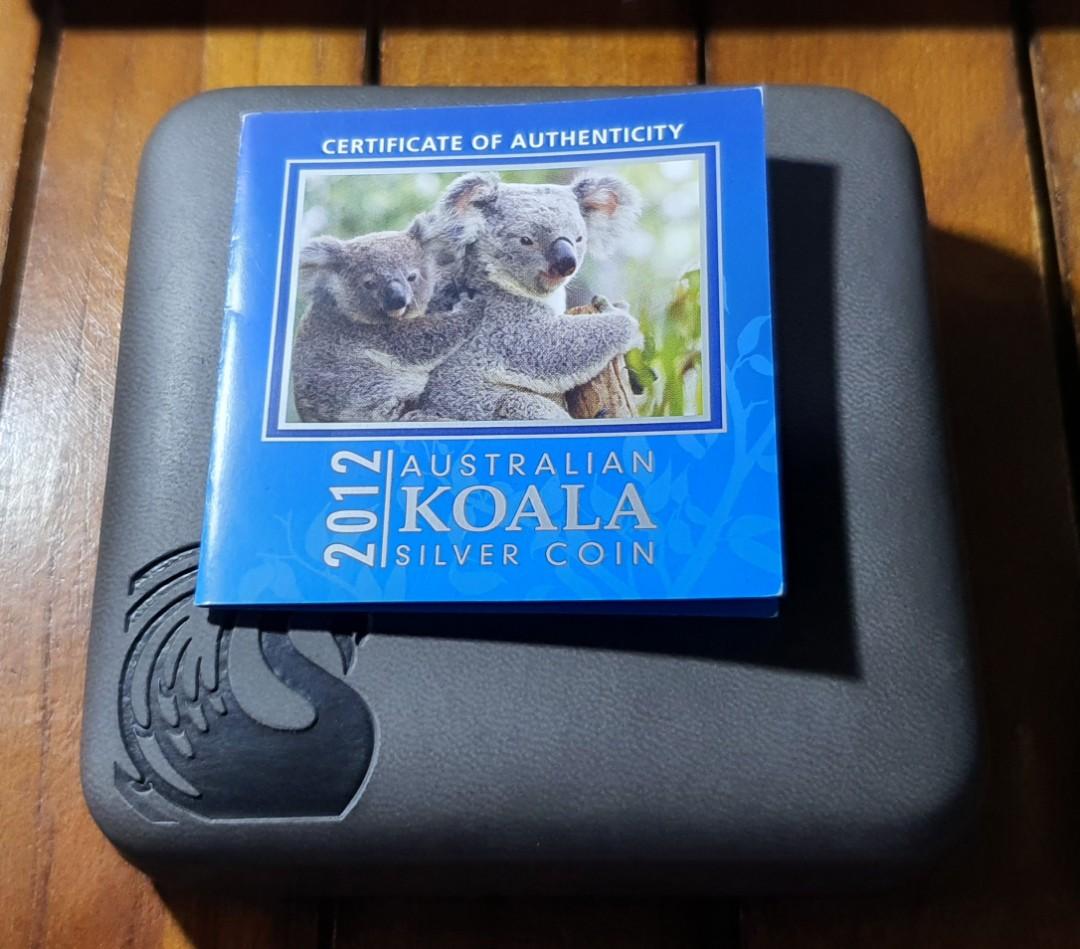 Perth Mint 5 Oz silver coin 2012 Australian Koala with COA (Category: Currency) located in Quezon City. Submitted by virg1 (Listing ID 1036851350, Image 3). Description: Item is in mint condition and has been carefully kept in its capsule and box..