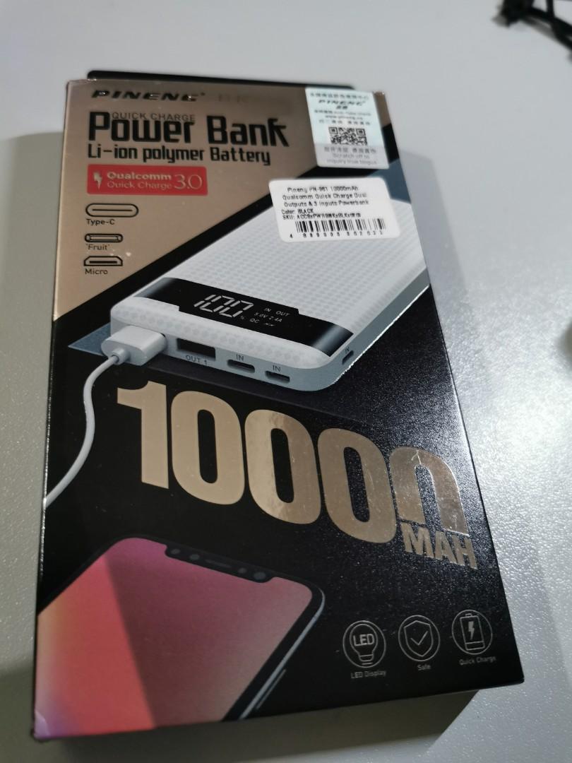 Pineng Pn 961 10000mah Mobile Phones Gadgets Mobile Gadget Accessories Batteries Power Banks On Carousell