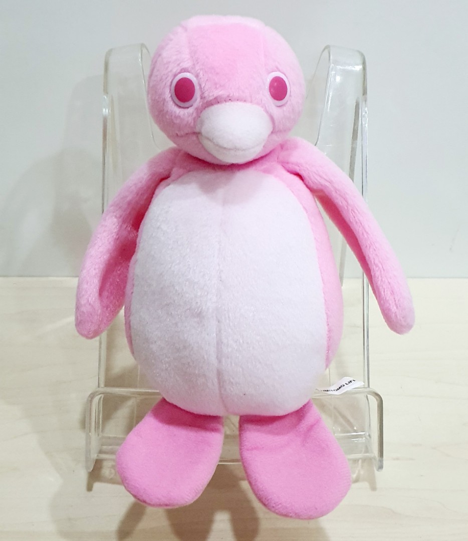 pink penguin plush