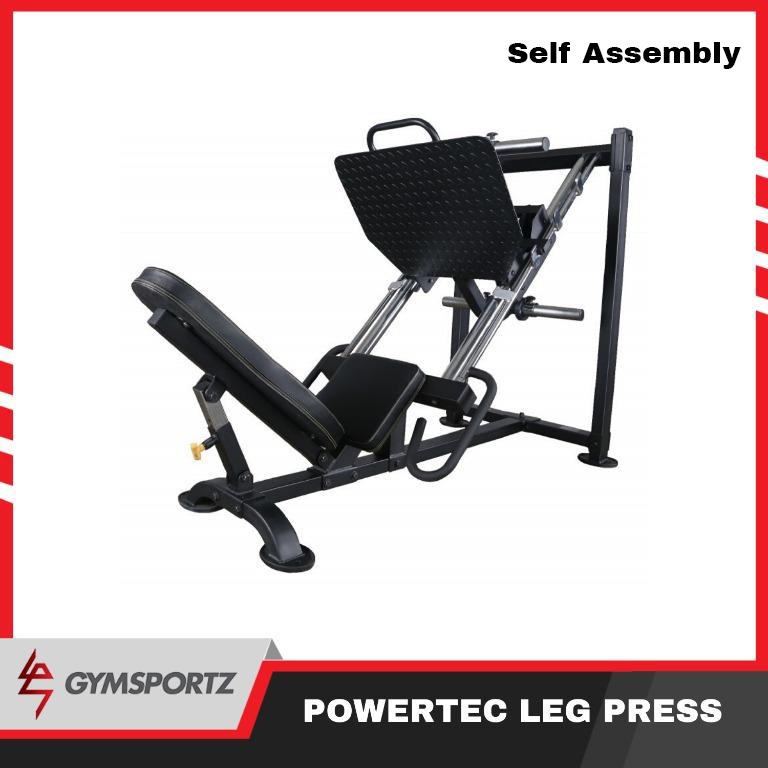POWERTEC LEG PRESS (Self Assembly), Sports, Weights & Gym Equipment on ...
