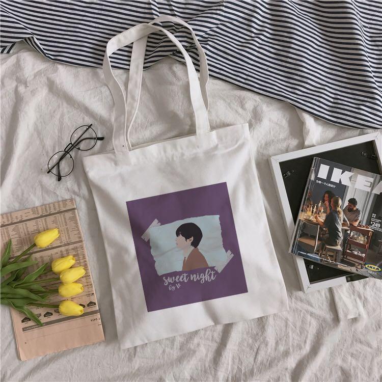 V - BTS Tote Bag by miss_paper1004