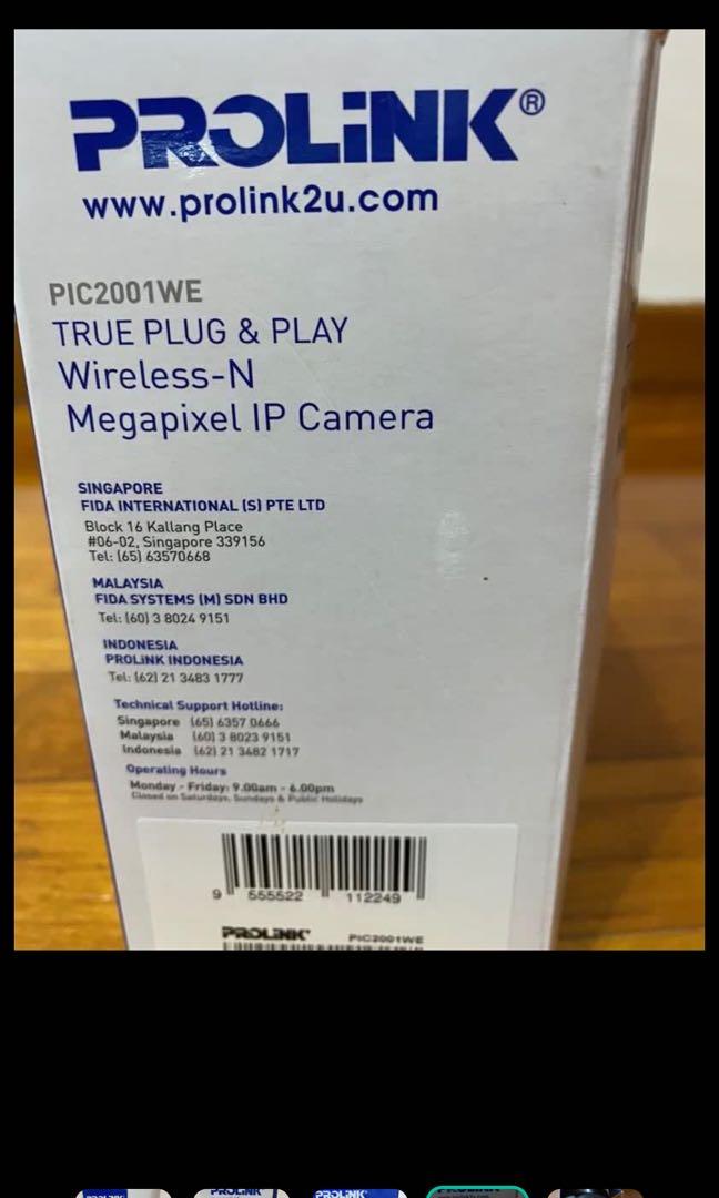 Prolink Ip Camera Electronics Others On Carousell
