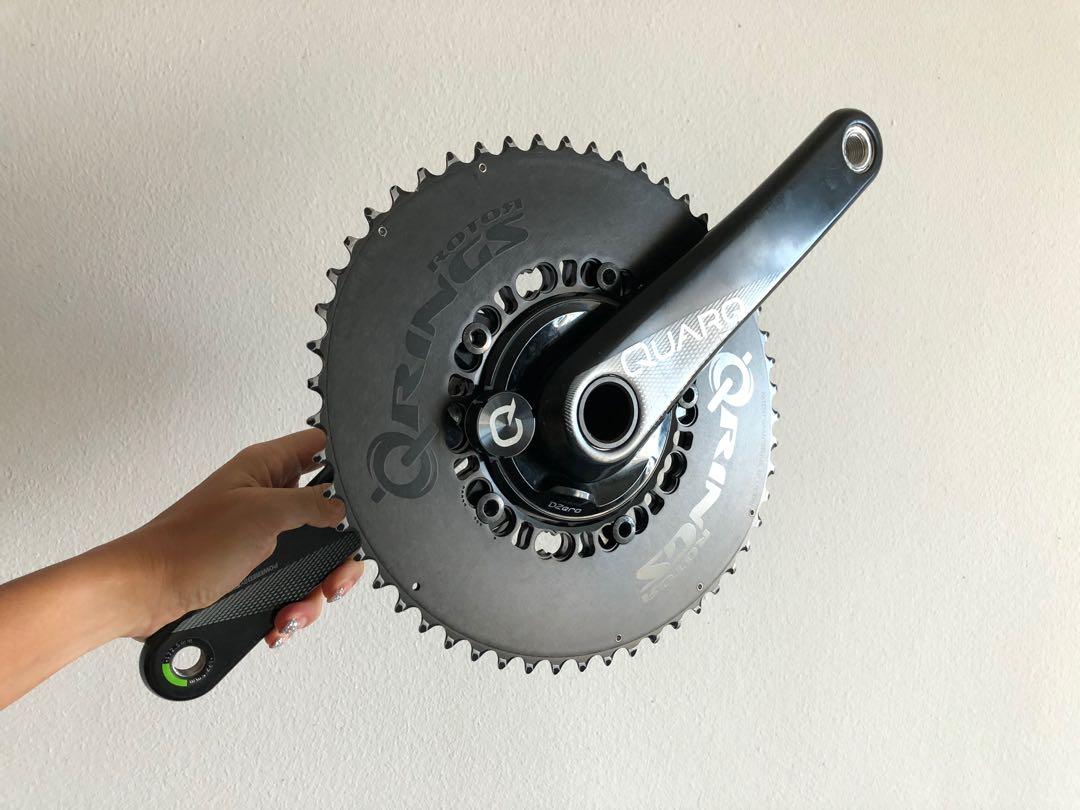 QUARQ DZero Powermeter 110 BCD GXP 172.5 ROTOR Oval chainrings 53 39