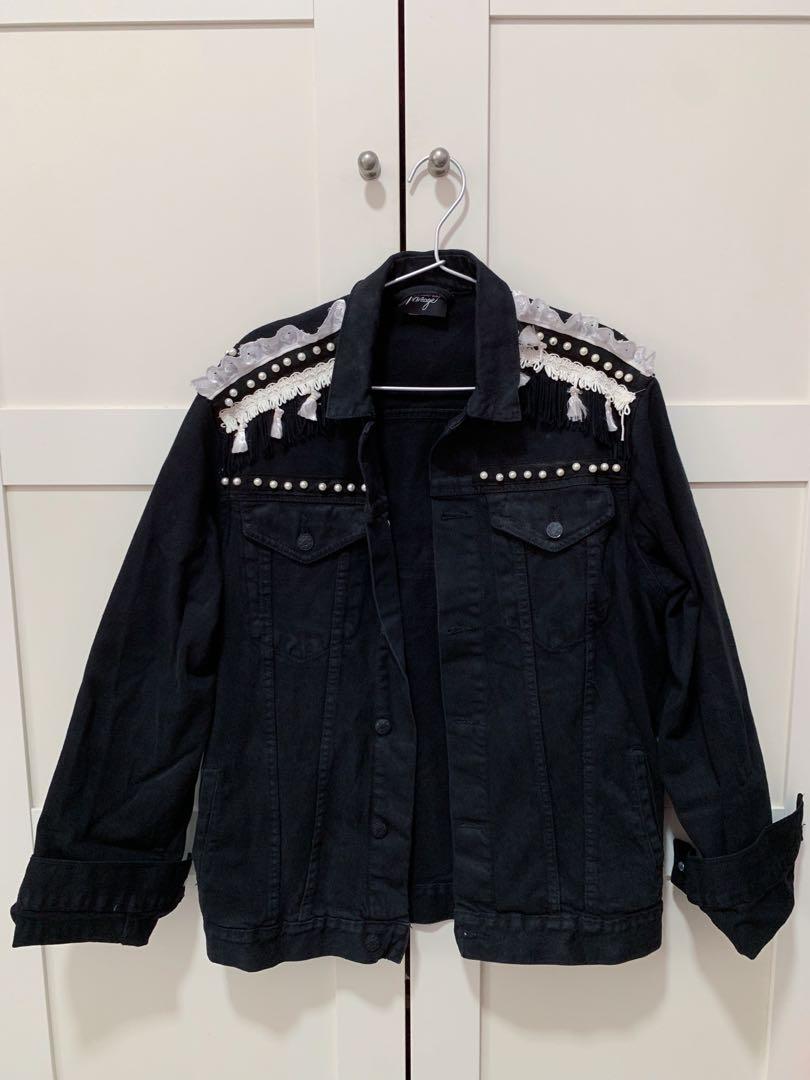 Reclaimed vintage denim jacket top