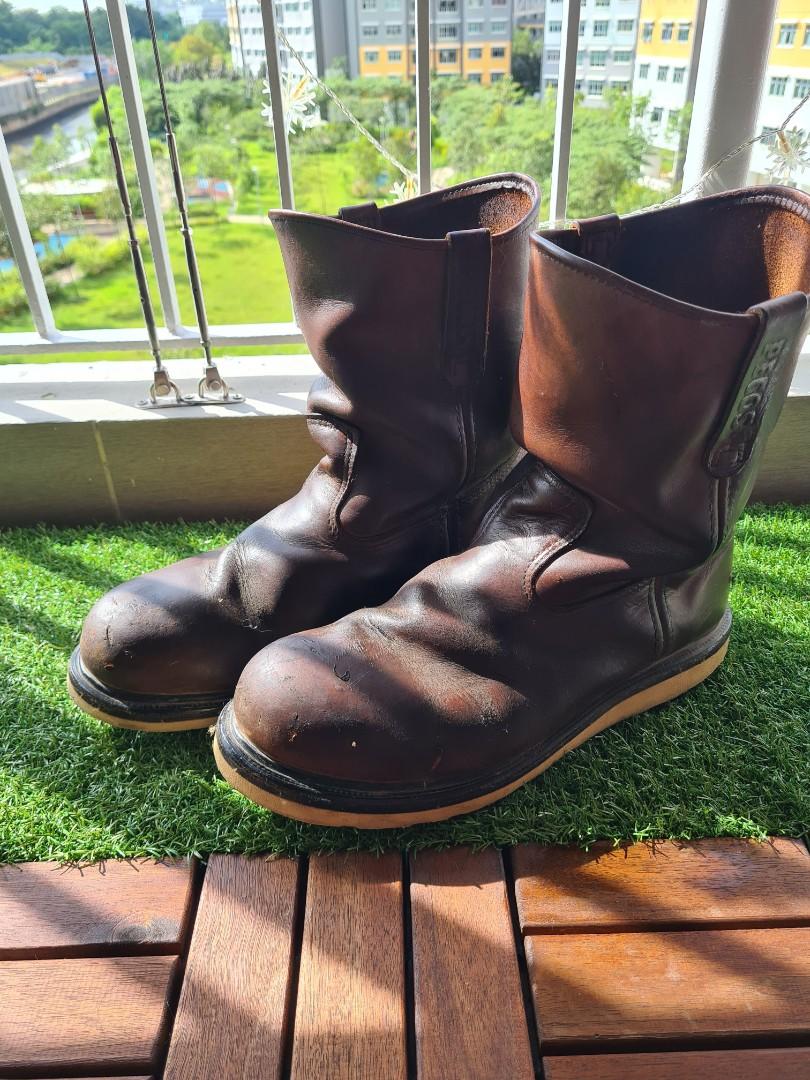 Red wing boots clearance white sole
