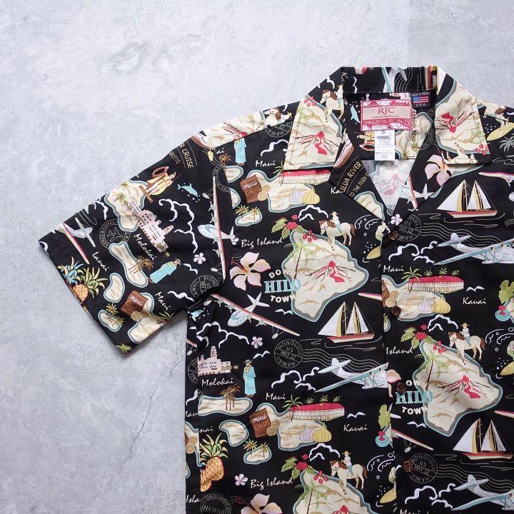 Robert J.Clancey RJC 夏威夷恤Hawaiian Shirt Aloha, 男裝, 上身及