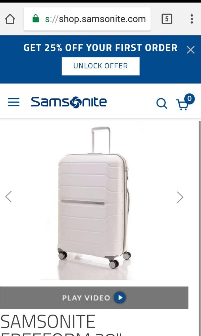 samsonite luggage 28