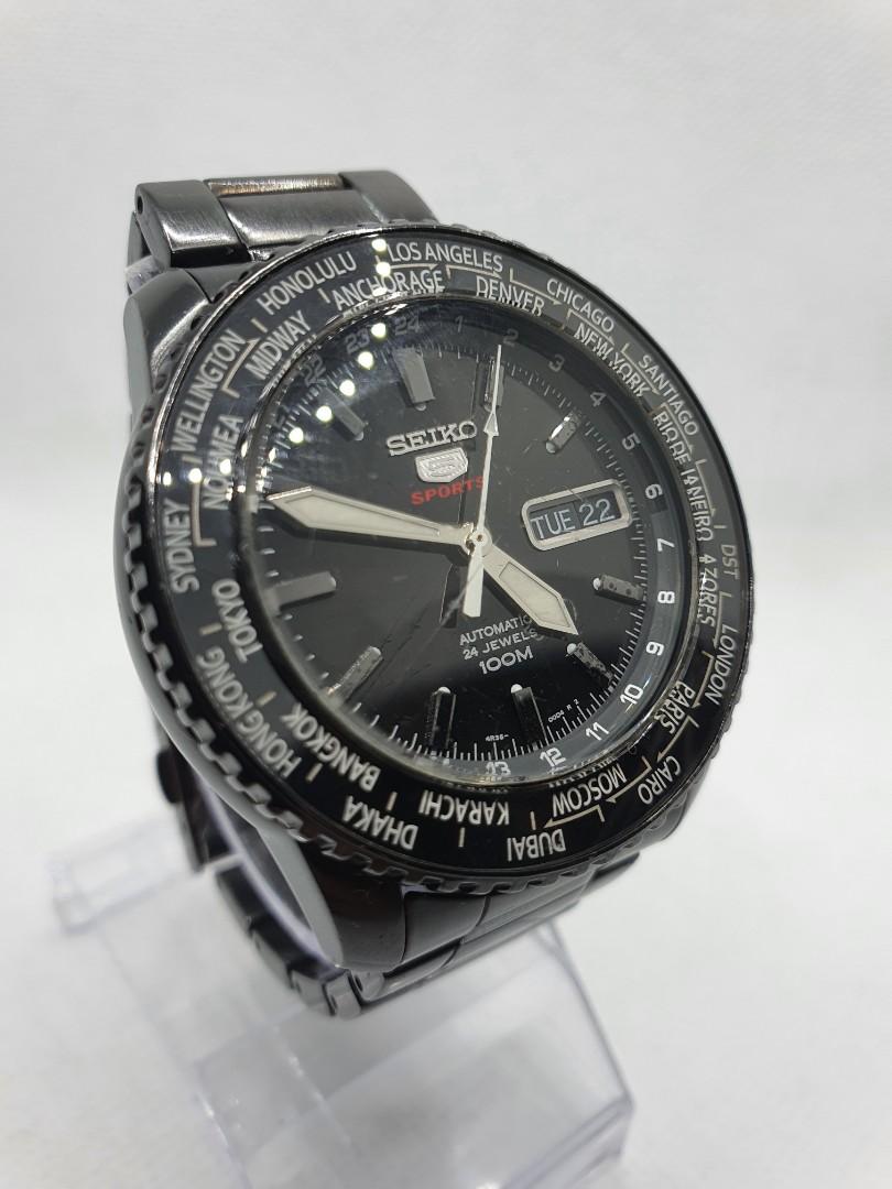 Seiko 5 Sports SRP130 4R36-00G0, Men's Fashion, Watches & Accessories,  Watches on Carousell
