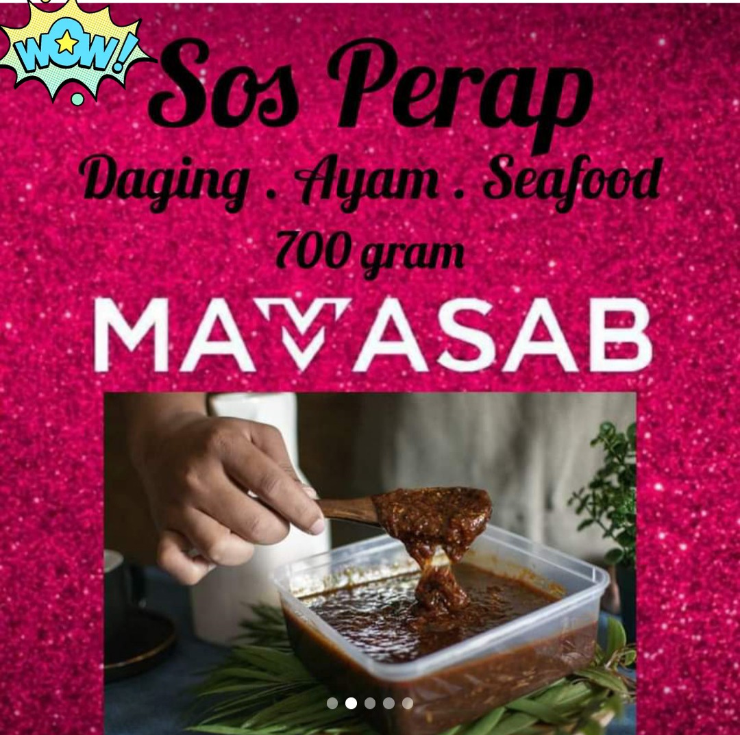Sos Perap Mamasab Bbq Sauce Ready Stock Food Drinks Packaged Instant Food On Carousell