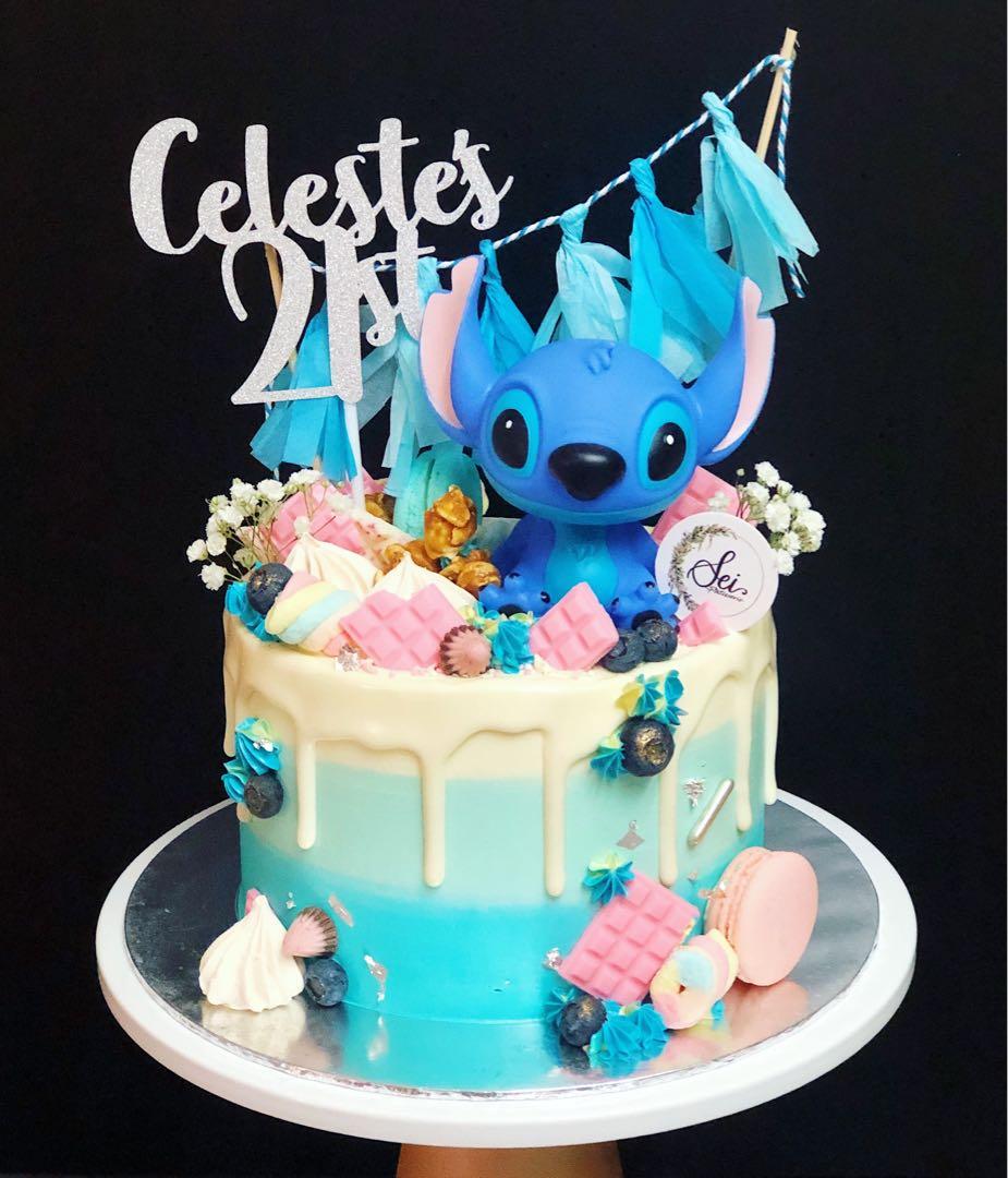Stitch cake, Food & Drinks, Homemade Bakes on Carousell