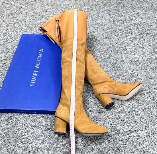 Stuart Weitzman SW boot HELENA 75 S and W logo