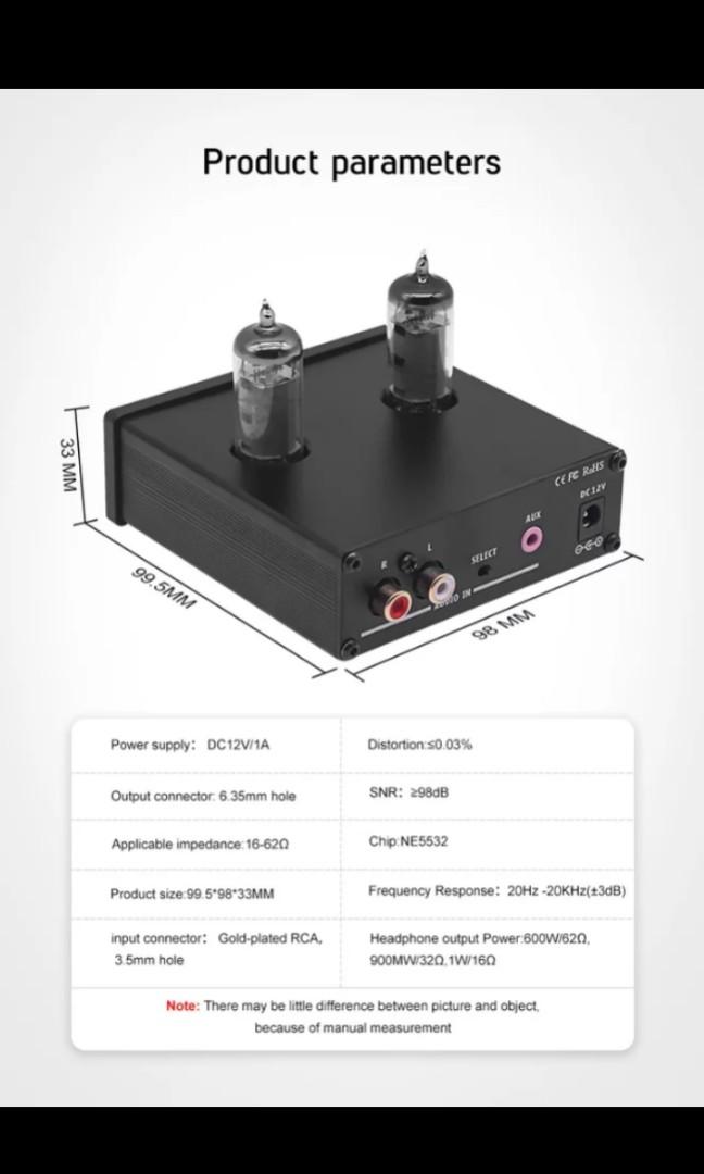 Suca Audio Tube T2 (Headphone amplifier and tube preamp), Audio, Other