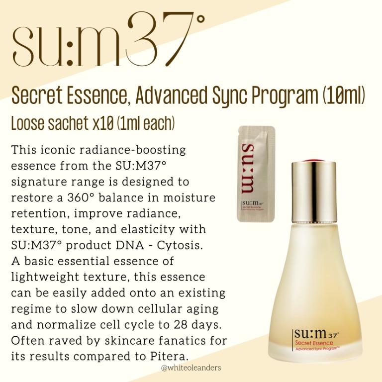 su m37 Secret Essence Advanced Sync Program 10ml on Carousell
