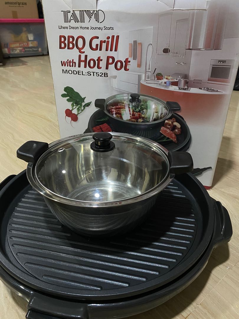 Taiyo BBQ Grill with HotPot, TV & Home Appliances, Kitchen Appliances