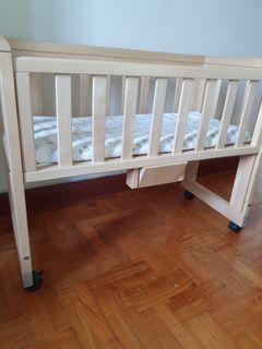 troll bedside crib blocket