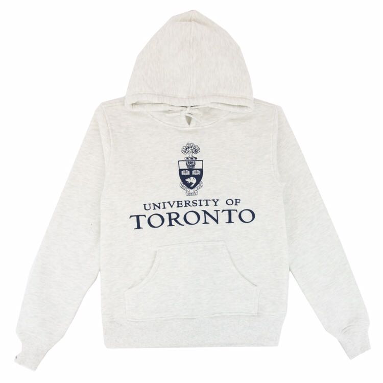 UofT Ash Light Grey Embroidered Signature Hoodie Sweater Varsity Collection Women s Fashion Clothes on Carousell
