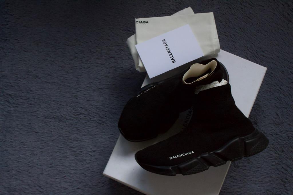 used balenciaga speed trainer