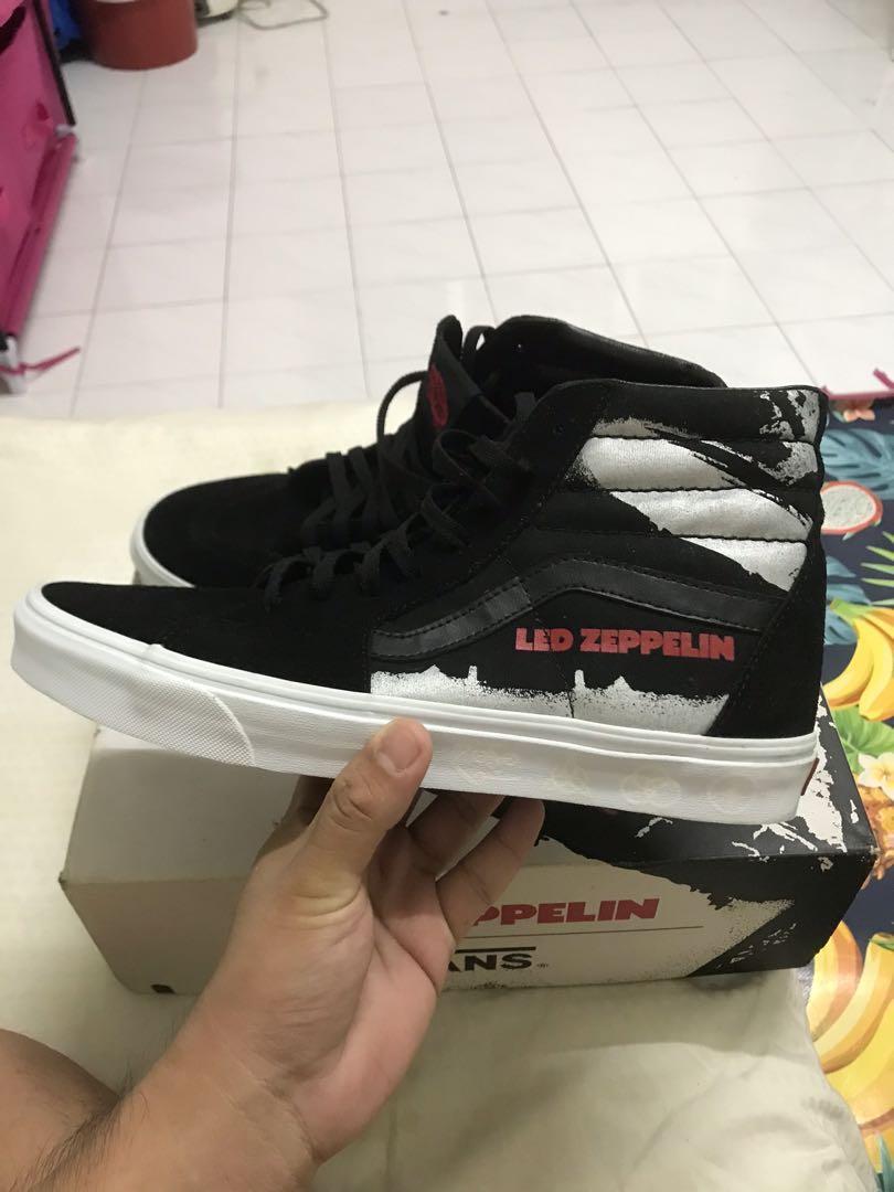 Vans X Led Zeppelin Sk8 Hi Men s Fashion Footwear Sneakers on