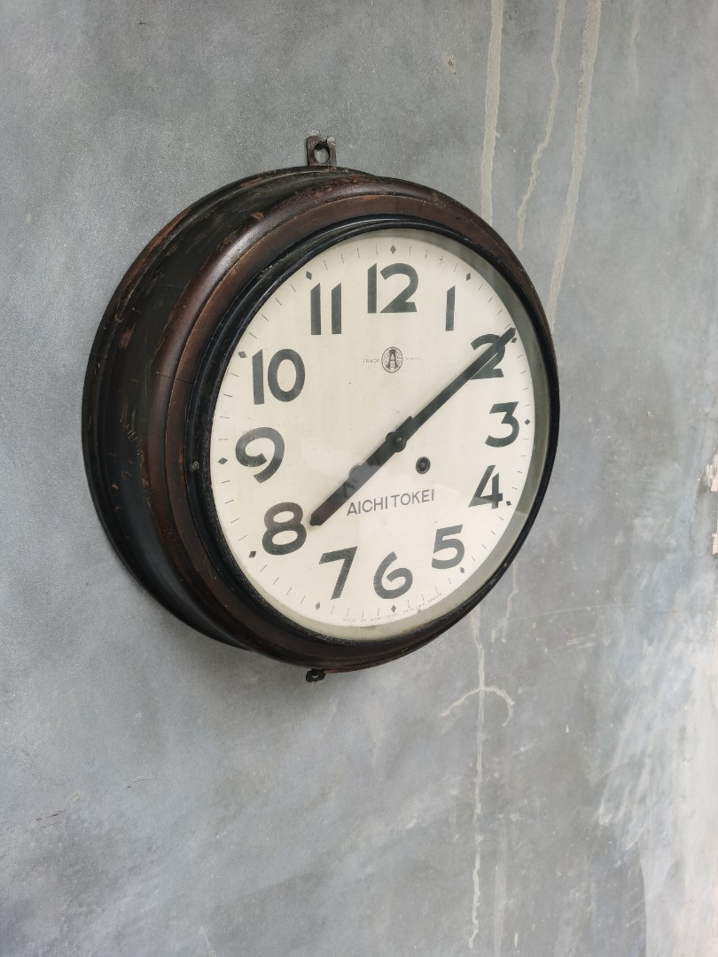 Vintage wooden ship clock, Hobbies & Toys, Memorabilia & Collectibles