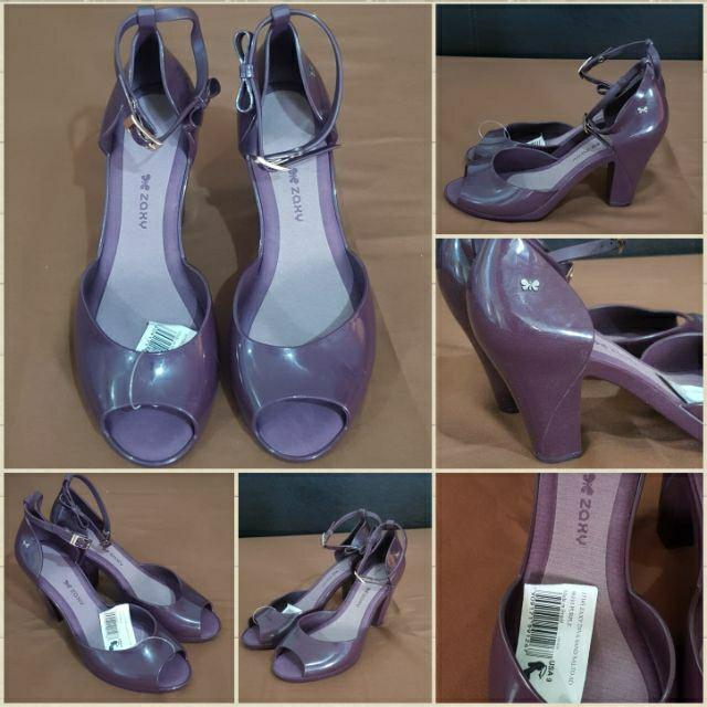 purple heels size 9