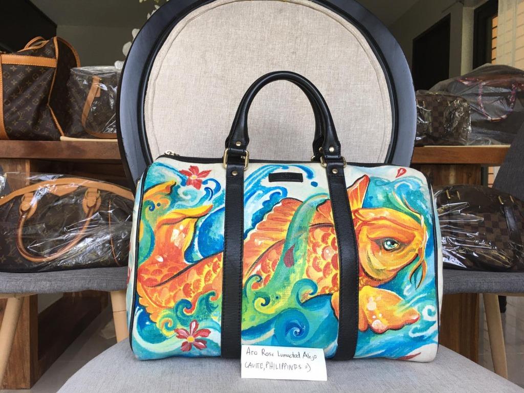 Gucci hand painted bag 2025