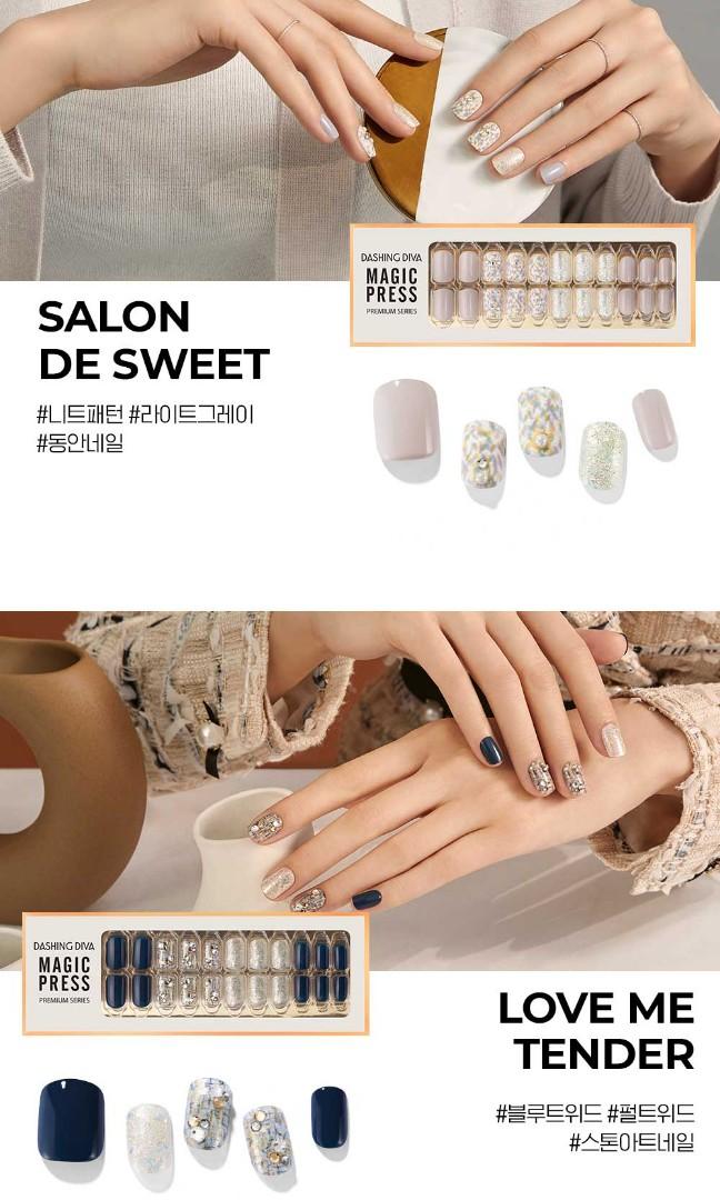 2020 F W Dashing Diva Magicpress Press On Nails Super Slim Fit 30pcs Health Beauty Hand Foot Care On Carousell