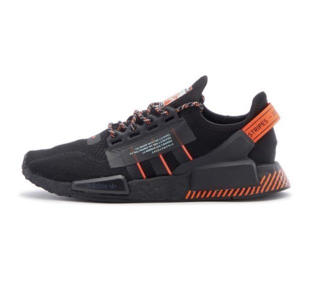 adidas nmd r1 v2 black orange