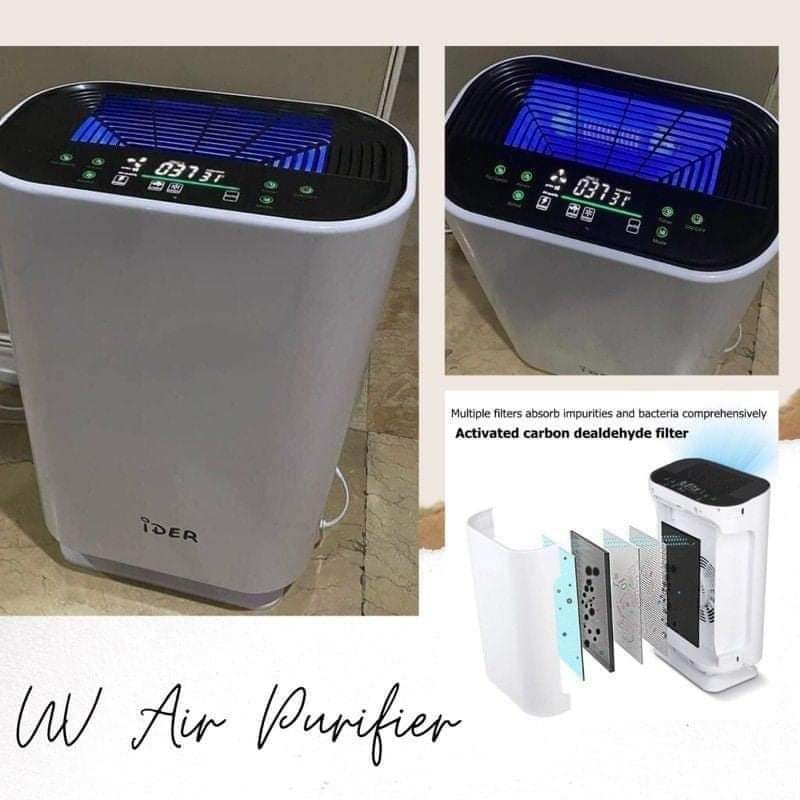 Ider air purifier with uv clearance