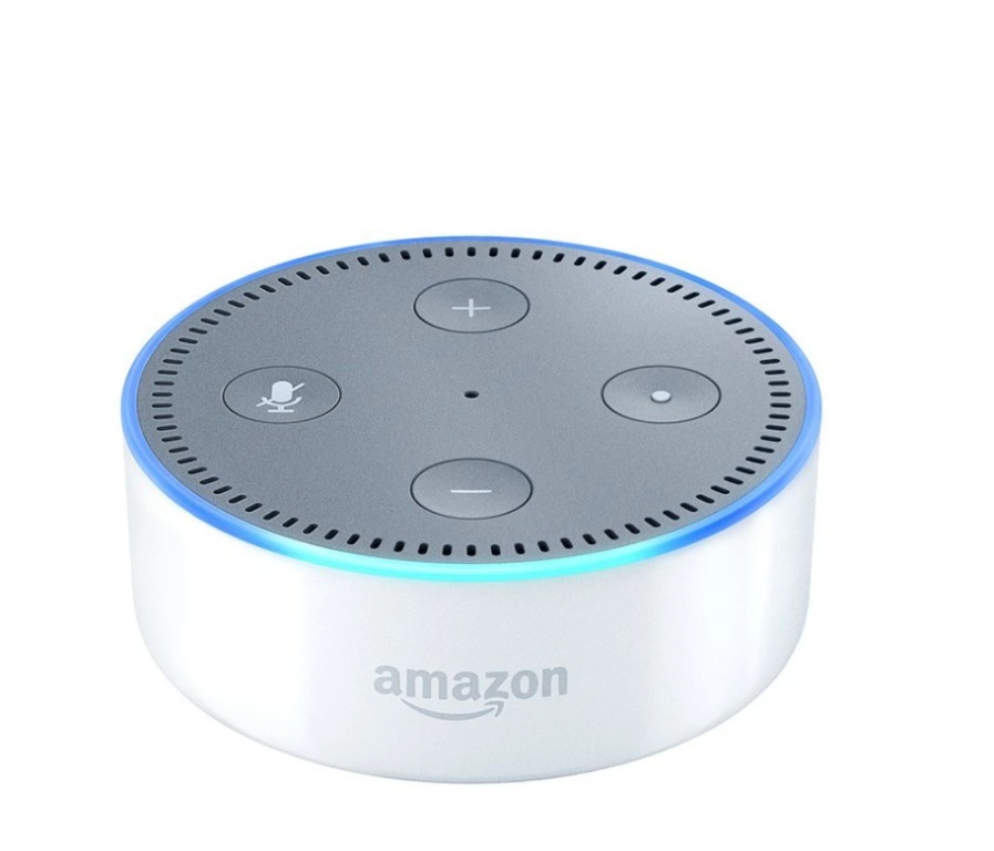 White 841667115030 Google Amazon Echo 1st Generation Smart Assistant with Alexa 