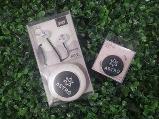 ASTRO earphone with case and pop socket