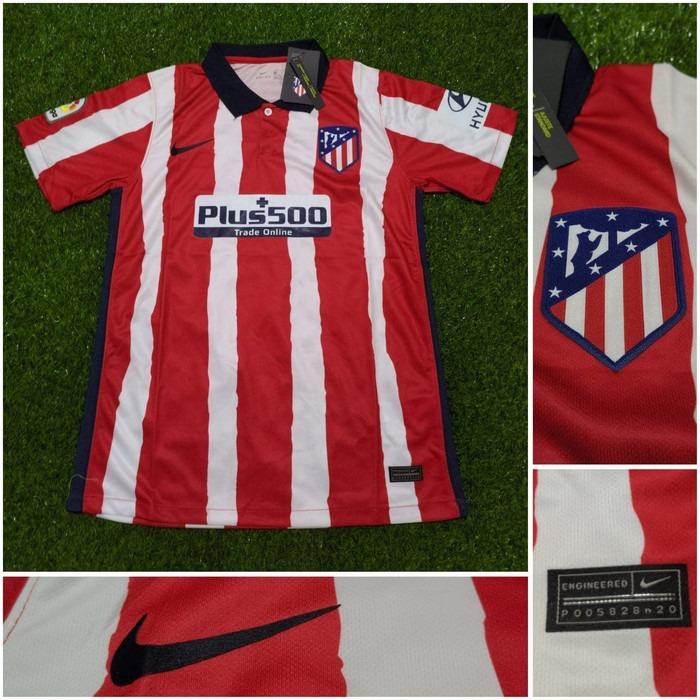 Atletico Madrid Jersey 2020 21 Sports Sports Apparel On Carousell