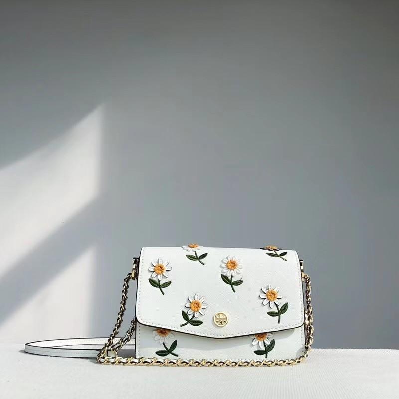 Authentic Tory Burch floral embroidered sling crossbody bag, Women's  Fashion, Bags & Wallets, Shoulder Bags on Carousell