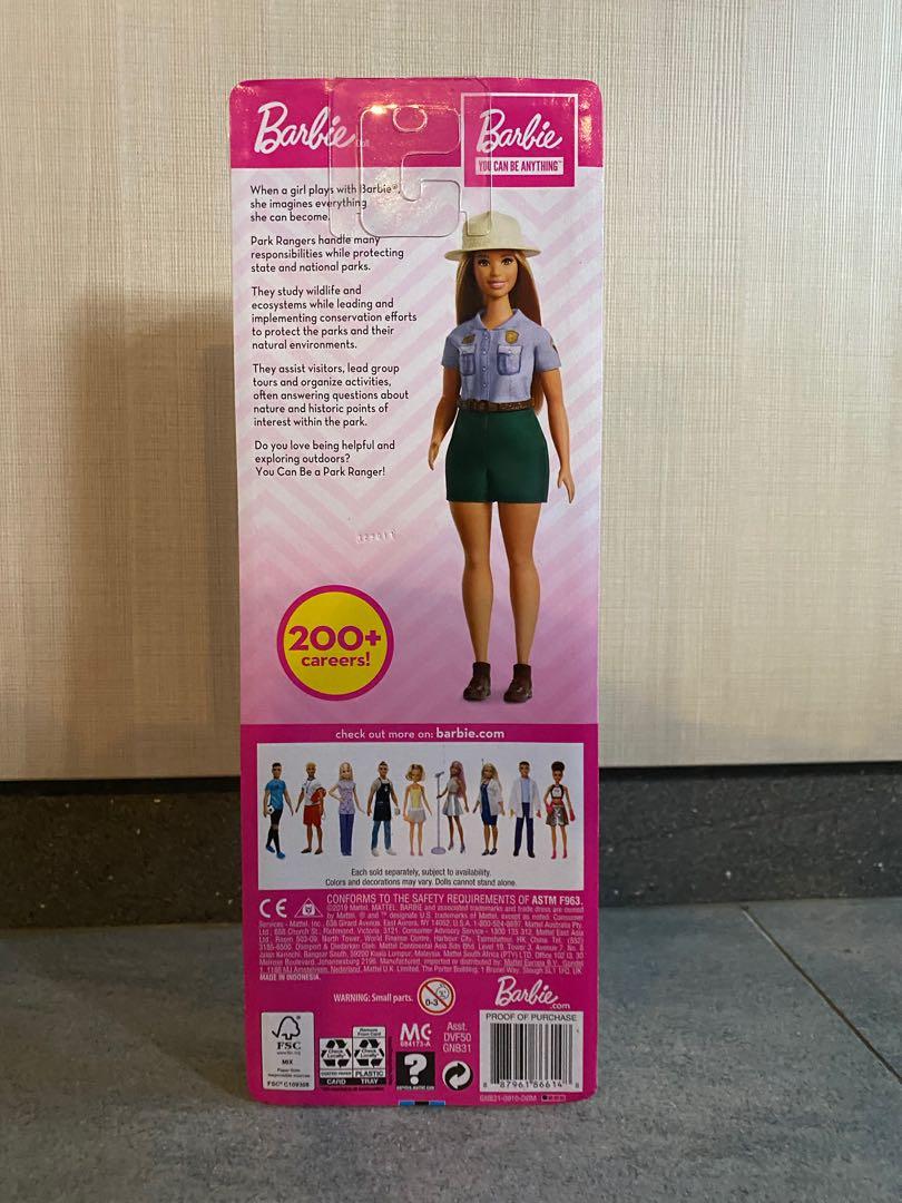 Barbie Park Ranger Doll Hobbies Toys Toys Games on Carousell