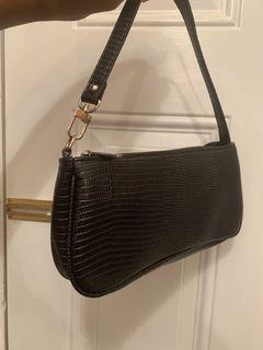 Black baguette bag