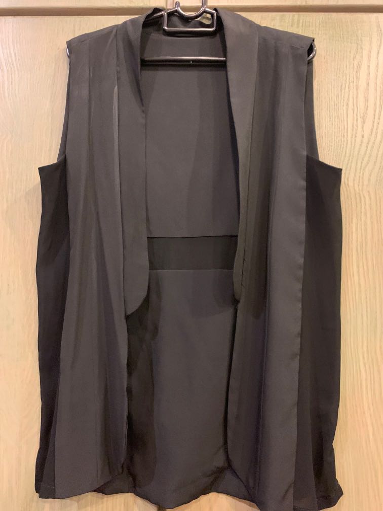 chiffon vest