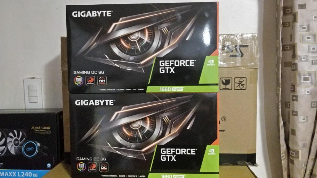 Bnew COD Gigabyte GTX 1660 Super dualfan 6gb GPU