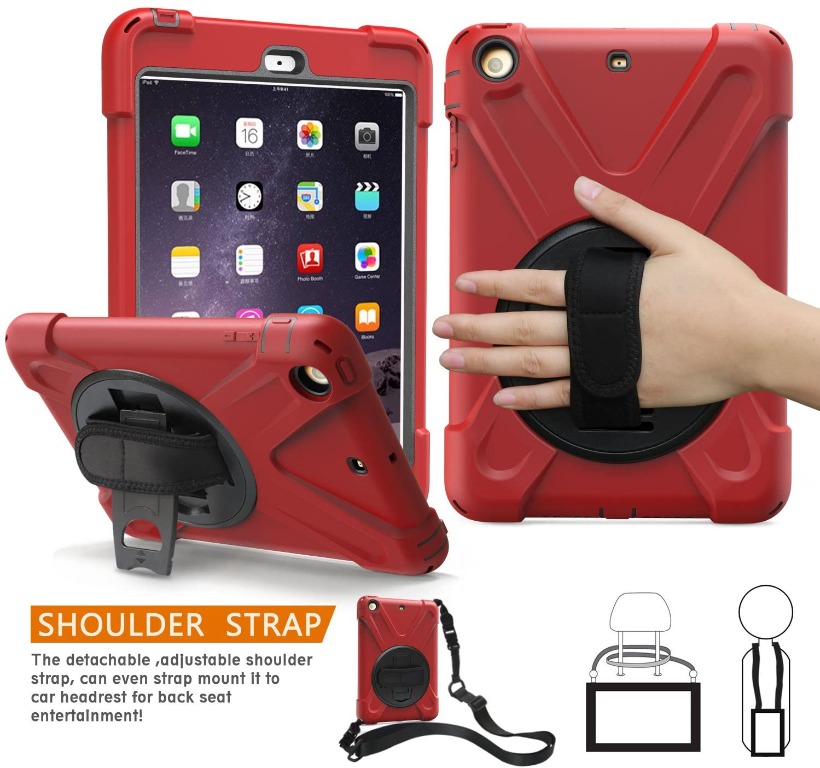 ipad mini case red