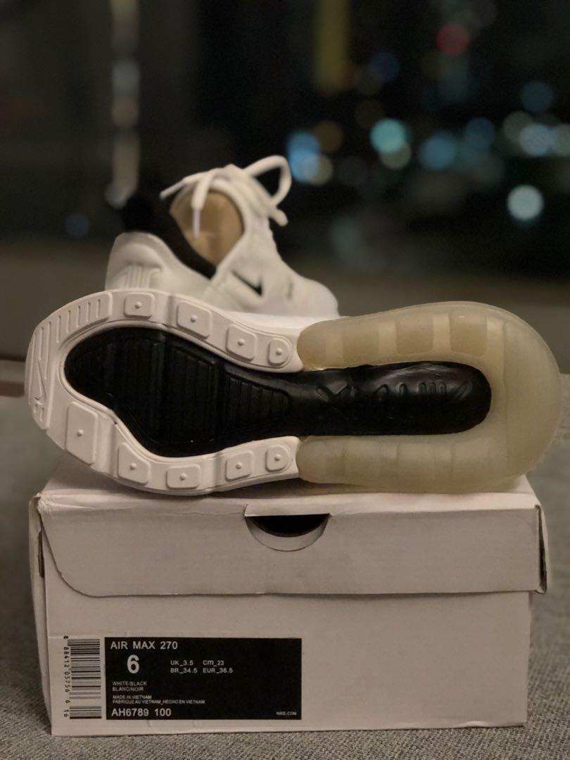 Nike 270 hotsell 36.5