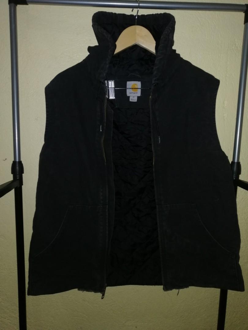Carhartt sandstone hooded vest outlet