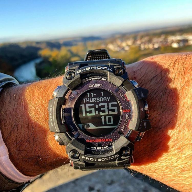 Casio G Shock Rangeman GPS Magma Ocean GPR B1000TF 1 watch Men s