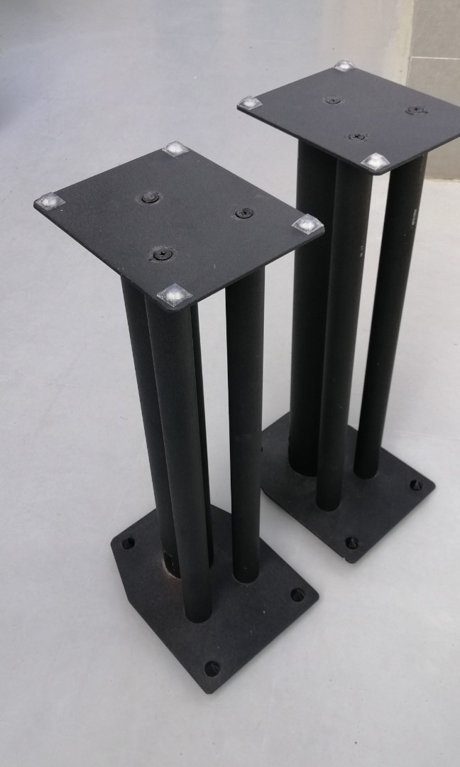 Cast Iron Speaker Stands, Audio, Soundbars, Speakers & Amplifiers on