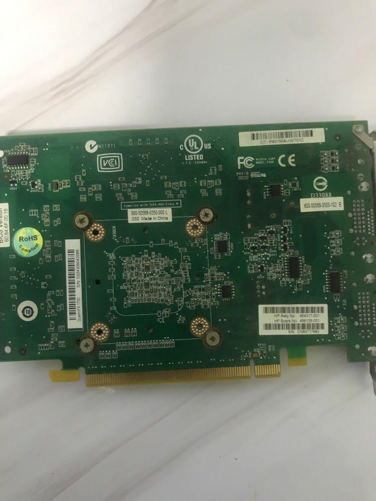Fx hotsell 1700 nvidia